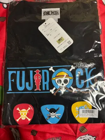 원피스 후지 록 티셔츠 블랙