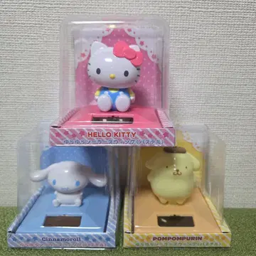 흔들흔들 솔라 스윙 키티 폼폼푸딩 시나모롤 전 3종 세트