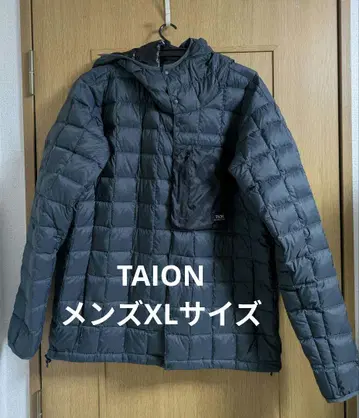 남성용 XL TAION 타이온 마운틴 라이트 후드 다운 자켓