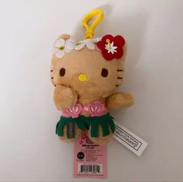 [ 택 포함 새상품 ] 하와이 한정판 일광화상 키티 봉제 인형 스트랩
