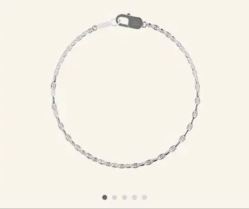 CHAIN BRACELET SILVER 남성용