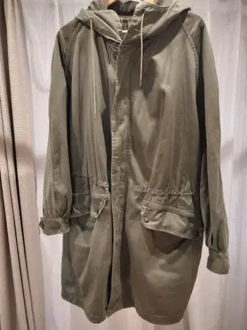 60s 프랑스군 m64 모즈 코트 (셰프만 라이너 없음) 92l