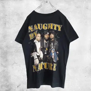 Naughty by Nature 티셔츠 노티 바이 네이처 밴드 티