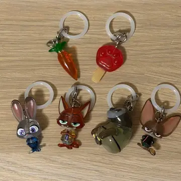 주토피아 메지루시 액세서리 전 6종 컴플리트 세트