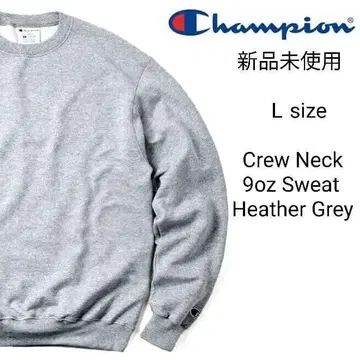 미사용 새상품 챔피온 무지 맨투맨 트레이닝복 헤더 그레이 L 사이즈