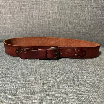 아바클로 천연 가죽 벨트 브라운 Genuine Leather 빈티지