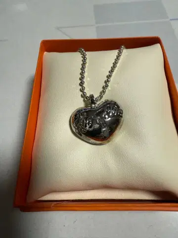 [미사용품] 폴리폴리 하트 목걸이