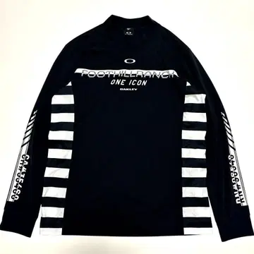 오클리 긴팔 모크넥 셔츠 블랙 사이즈 L