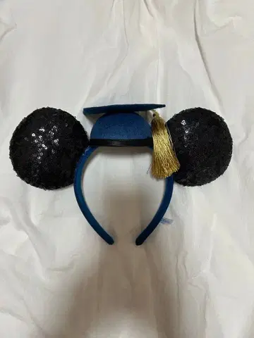 디즈니 미키 머리띠 대학 모자