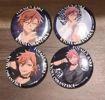 도원암귀 파보테리아 천사와 악마 캔뱃지 오이란자카 쿄야 세트