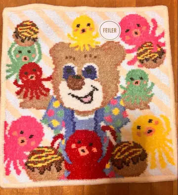 FEILER 러브리 바이 페일러 나니와 타코야키 테디 손수건