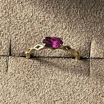 agete K10 자수정 핑키링 3호