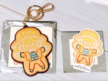 원피스 진저맨 와펜 키링 스티커