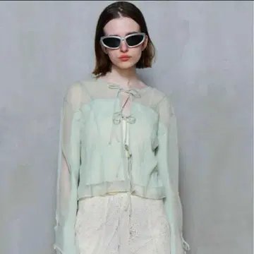 MAISON SPECIAL Reversible Sheer Cardigan