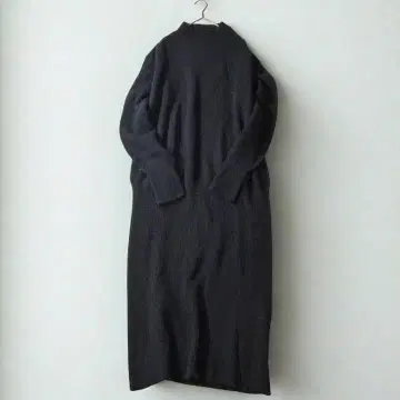 띠어리 캐시미어 혼방 니트 원피스 블랙 S 하이넥 블랙 롱