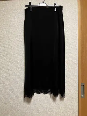 [ SLOBE IENA ] 새틴 레이스 스커트