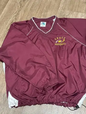 나일론 자켓 버건디