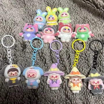 마스코트 키링 플로키 소재