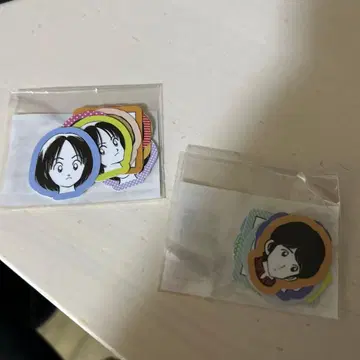 아다치 미츠루 카드 아다치 미츠루전 55주년 플레이크 씰 씰 2종