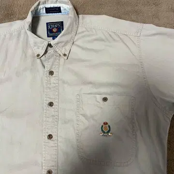 CHAPS 랄프 로렌 긴팔 셔츠 M 베이지