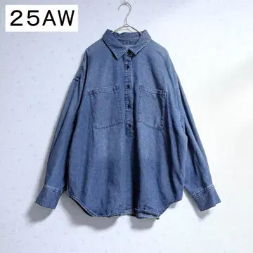 이번 시즌 JOURNAL STANDARD relume 데님 풀오버 셔츠