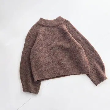 어반 리서치 모크넥 니트 브라운 B8