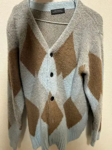 다이아몬드 패턴 가디건 S 사이즈