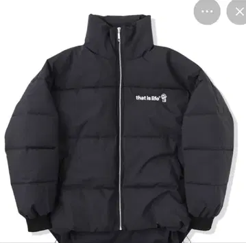 that is life 블랙 다운 자켓