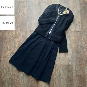 리플렉트 노카라 자켓 인디비 스커트 세레모니 졸업식