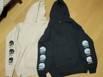 마스스 스컬 후드티 2세트