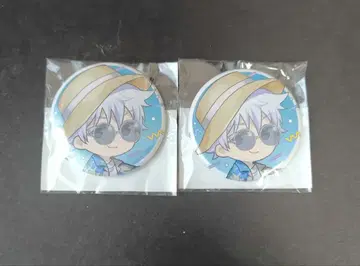 주술회전 마루쿠지 Aloha vibes 캔뱃지 고죠 사토루