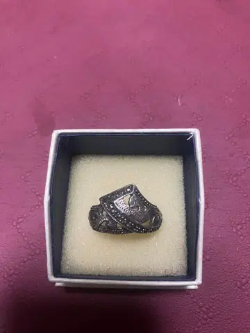 silver 925 장식적인 무늬의 금속제 반지