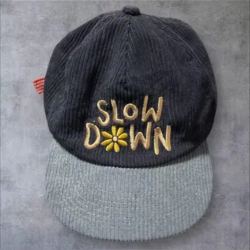 natural life 귀여운 캡 코듀로이 꽃 모자