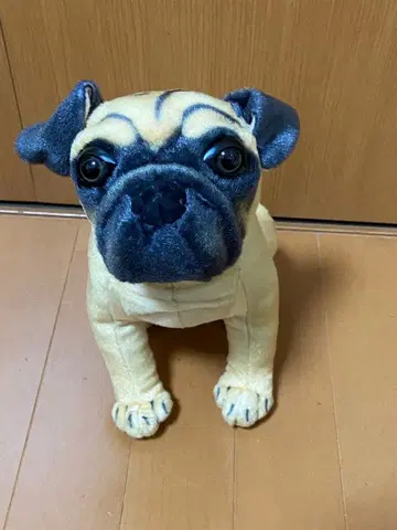 퍼그 봉제 인형 리얼 애니멀
