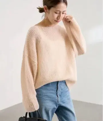 framework 모헤어 보트넥 풀오버