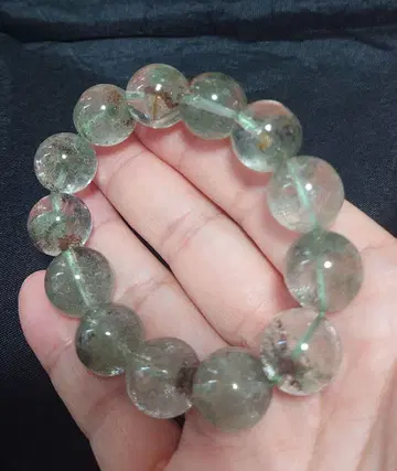 가든 쿼츠 팔찌 15mm 정원 수정