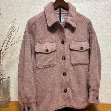 Rirandture 핑크 샤기 자켓 사이즈 1