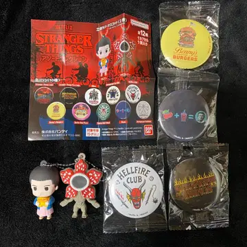 기묘한 이야기 모듬 컬렉션 가챠 캔뱃지 라바마스 6점