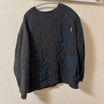 GRIP SWANY 퀼팅 맨투맨 M 그레이 차콜