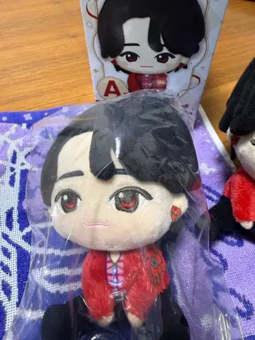 뮤지션 인형 마스코트 빨간색