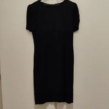 SORBENIR 블랙 레이스 탑 원피스