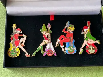 하드 록 카페 핀 배지 2000년 크리스마스 도쿄점