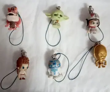 스타 워즈 C3PO R2D2 요다 오비완 케노비 스트랩