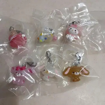 산리오 캐릭터즈 윳토 메지루시 액세서리 전 6종 풀세트