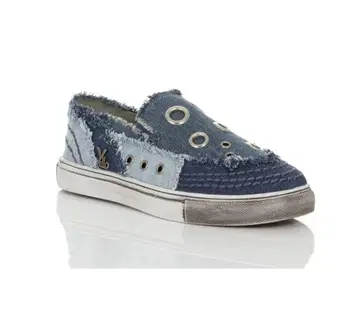 Yello 데님 블루 슬립온 스니커즈 새상품급 M 사이즈