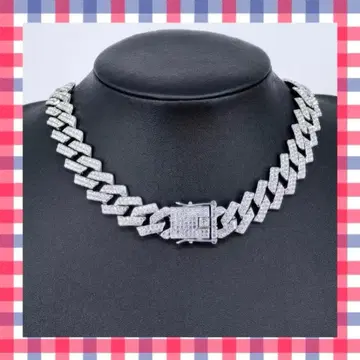 [ 대반향 ] 키헤이 체인 고져스 목걸이 지르코니아 실버