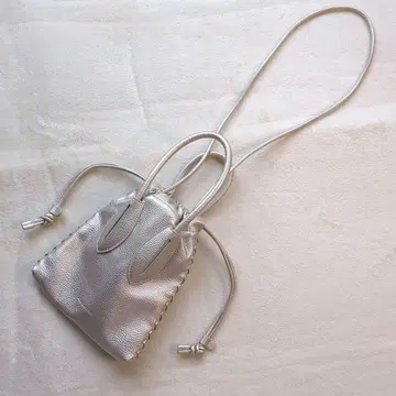 ADD CULUMN 애드 컬럼 숄더 핸드 백 실버