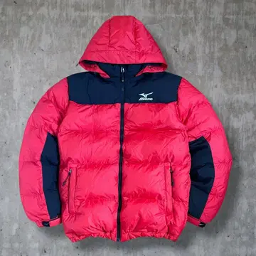 MIZUNO 다운 자켓 두툼한 다운 눕시 드로 코드