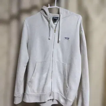 patagonia 오가닉 코튼 후드티 S 화이트