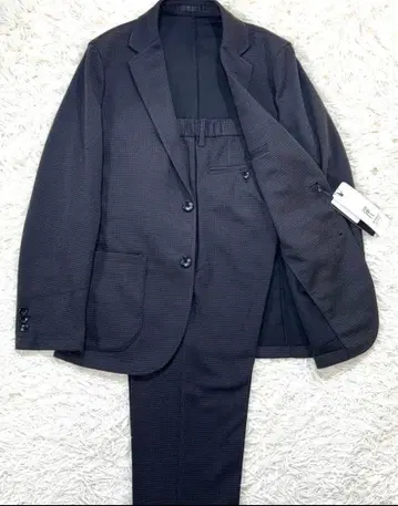 AOKI 파자마 수트 일본제 소재 와플 저지 세트 L